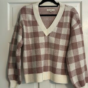 Loft plaid sweater.